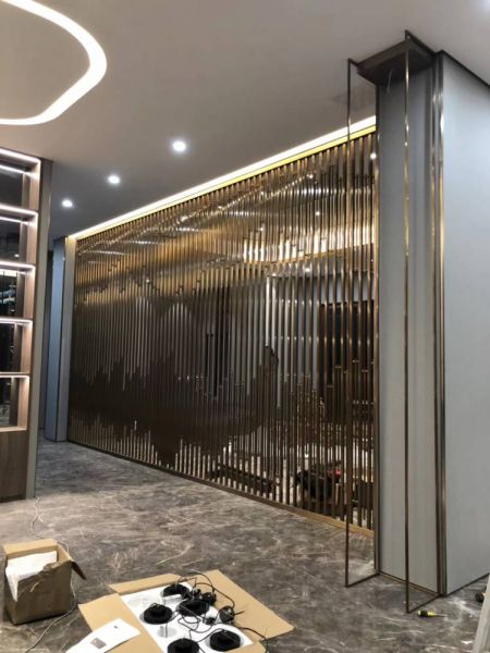 不锈钢屏风案例